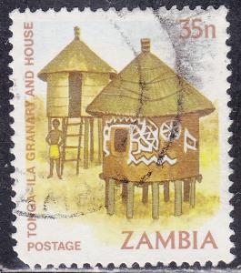 Zambia 248  Tonga-ila Granary, House 1981