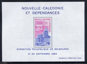 New Caledonia C200a MNH,  Ausipex '84' Souvenir Sheet from 1984.