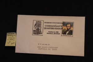 Scott US 2975j on cover Dearborn MI to Suffolk VA (#825)