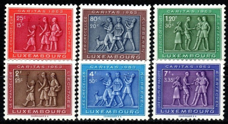 Luxembourg #B174-9 MNH CV $24.00 (X5017)