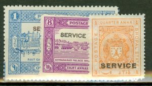 AB: India Bhopal O19//42 mint 19 different CV $122; scan shows only a few