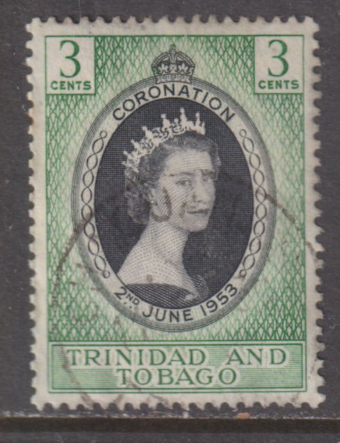 Trinidad & Tobago 84 Queen Elizabeth II Coronation Issue 1953