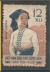 VIET NAM, NORTH, 1960, used 12d, Ethnic costumes Scott 115