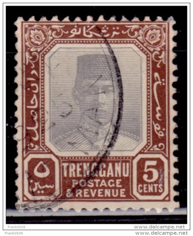 Malaya, Trengganu, 1921, Sultan Badaru´I-alam, 5c, Scott# 25, used