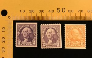 721, 722, 723 US Mint Coil Singles