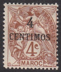 French Morocco 14 MH CV $13.00