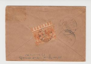 MALAYA PENANG -INDIA 1939,SCARCE CENSOR COVER, 8c RATE, VARIOUS H/S (SEE BELOW)