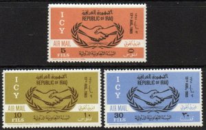 Iraq Sc #C9-C11 Mint Hinged