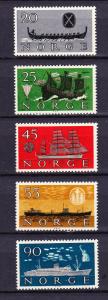 Norway  382-86 MNH 1960 Shipping Industry