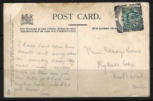 UK GB 1903 WOBURN SANDS NEAT DATED CANCELS ON POST CARD OF BODIAM CASTLE IN SUSS