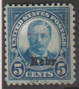 U.S. Scott #674 Roosevelt - Nebraska Overprint Stamp - Mint NH Single