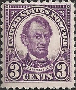 # 635 MNH- SCV-1.20 - Violet Abraham Lincoln