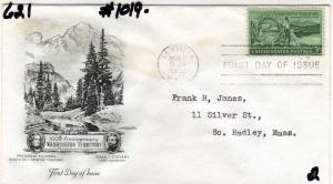 #1019, FDC, AM, CV=$2.00, (2012)