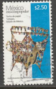 MEXICO 2492b, $2.50P HANDCRAFTS 2007 ISSUE. USED. F-VF. (1516)