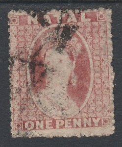 NATAL 1862 QV CHALON 1D WMK STAR USED