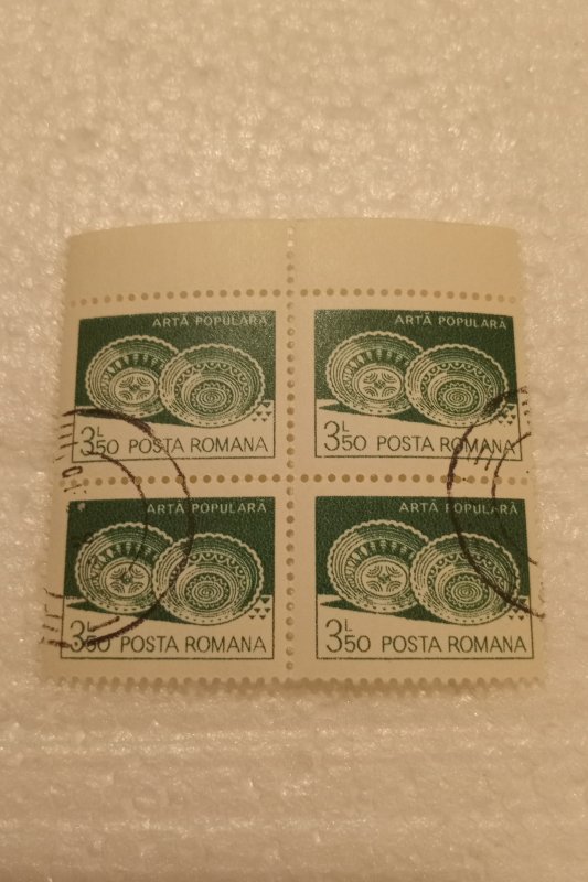 44 Posta Romana Arta Populara Stamps Pre Canceled