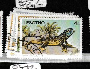 Lesotho Reptiles SC 270-3 VFU (7gdf)