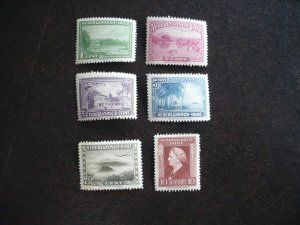 Stamps - Netherlands Indies - Scott#250-255 - Mint Never Hinged Part Set of 6