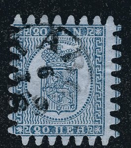 Finland Attractive Sc#9 Fine corner Fault Cat $67.50