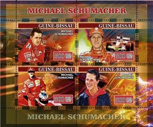 Guinea - Bissau 2007 - Formula Michael Schumacher 4v, Michel 3520-3523