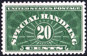 SC#QE3 20¢ Special Handling (1928) MHR