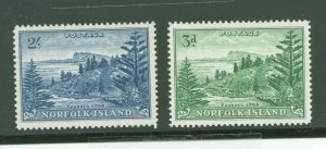 Norfolk Island #23-24 Mint (NH) Single (Complete Set)