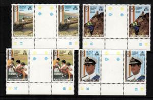 ascension  297-300 mnh gutter pairs