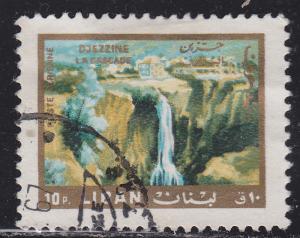 Lebanon C486 Djezzine Waterfall 1966