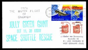 1983 STS-6 THE MAIDEN FLIGHT OF CHALLENGER - JOLLY GREEN GIANT RESCUE (ESP#2717)