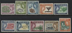 Pitcairn Islands QEII 1st set to the 2/ value mint o.g.