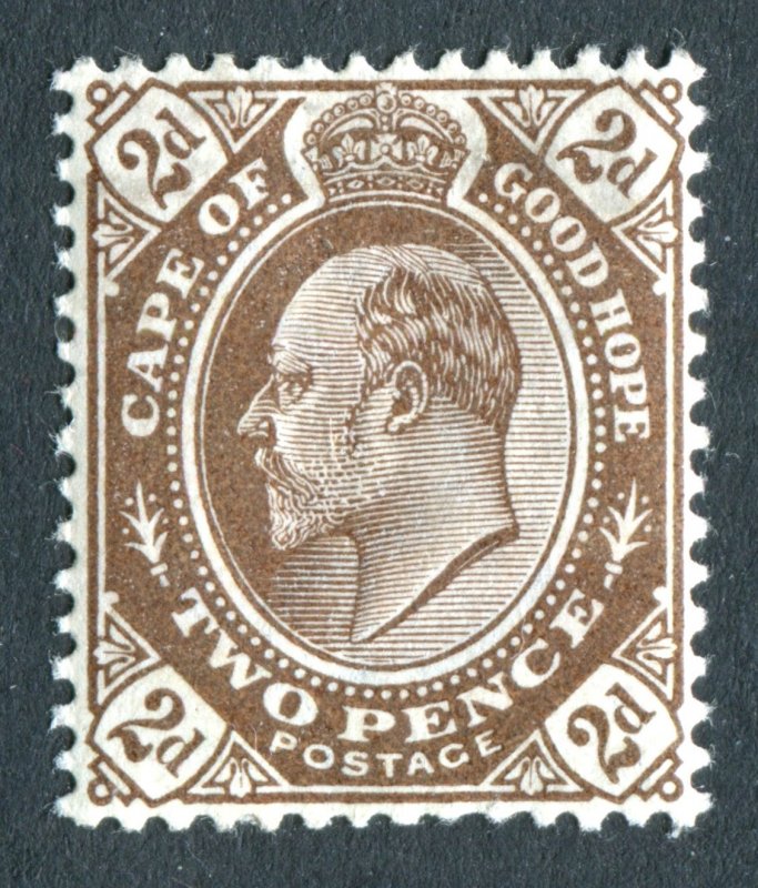 Cape of Good Hope 1902 KEVII. 2d brown. Mint Hinged. SG72.