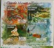 SOLOMON SHEET USED ART PAINTINGS MONET