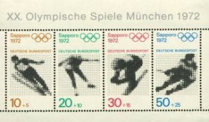 Germany Olympics Lot 4 , 1 souvenir sheet