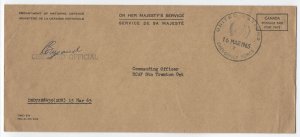 1965 United Nations Emergency Force cover to Canada [y8888]