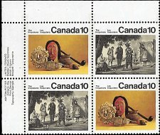 CANADA   # 579a MNH UPPER LEFT PLATE BLOCK  (1-2)