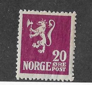 Norway Sc#101  OG VF