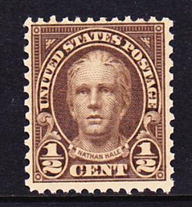 US 653 Nathan Hale MNH