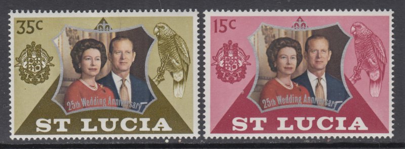 St Lucia 328-329 MNH VF