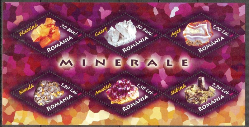 Romania 2006 Minerals S/S MNH