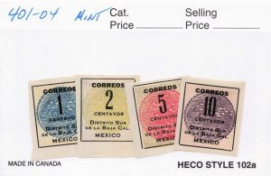 MEXICO  401-04   MINT