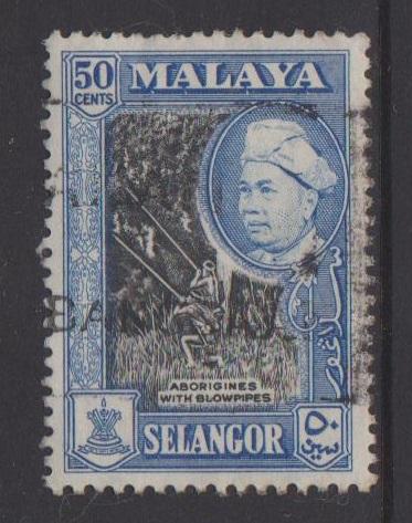 Malaya Selangor Sc#109 Used