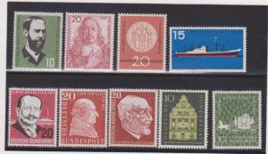 Germany 762-763,765,767,769.776-779 MNH