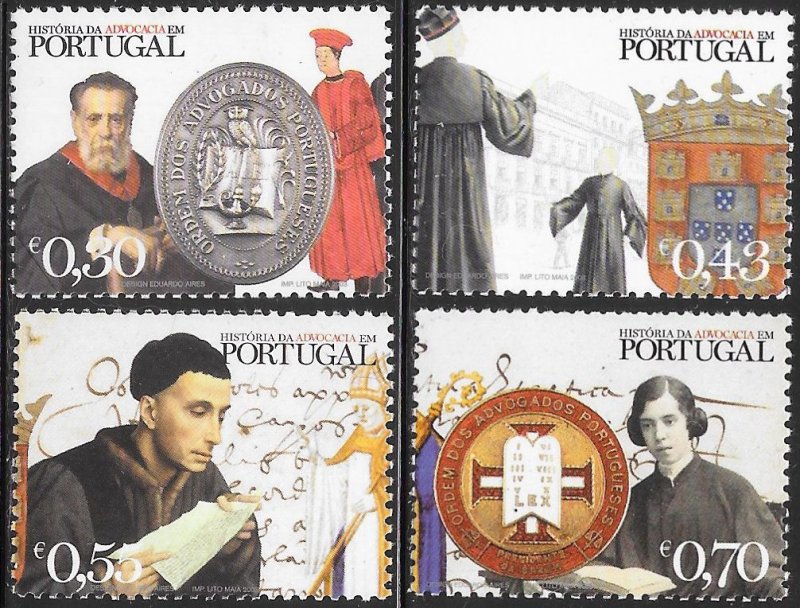 Portugal 2551-2554 MNH - History of Law in Portugal