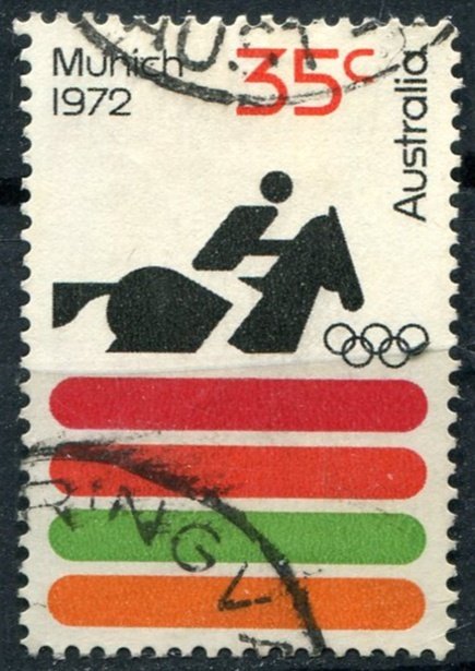 Australia Sc#530 Used, 35c multi, Summer Olympic Games 1972 - Munich (1972)