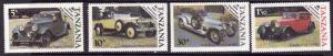 Tanzania-Sc#263-6-Unused NH set-Classic Cars-1985-