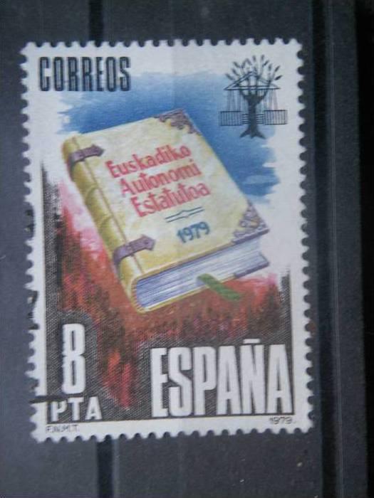 SPAIN, 1979, used 8p, Statute book, Scott 2175