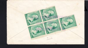 #213 Kalamazoo MI registered very unusual franking. receiving cancel.