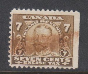 Canada, Revenue,  7c Excise Tax Stamp (FX4) Used