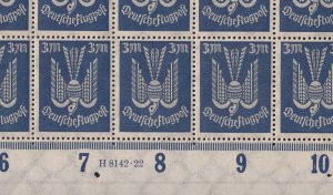 Germany - 1922 Inflation 3M Bottom half of the sheet Air stamp Mi# 217 - MNH 