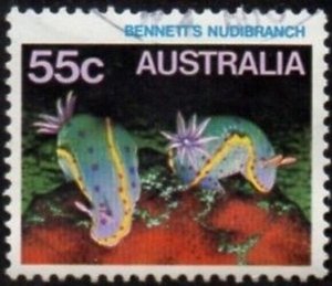 Australia 1984 SG930 55c Bennett's Nudibranch FU